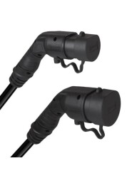32A TRİFAZE TYPE 2 FİŞ PRİZ ŞARJ SETİ (5 MT SİYAH) - 1