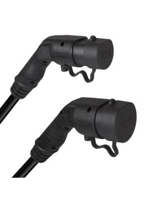 32A TRİFAZE TYPE 2 FİŞ PRİZ ŞARJ SETİ (5 MT SİYAH) - 1