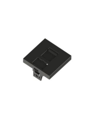 45x45 mm DATA/TEL. KAPAĞI (TEKLİ) (SİYAH) - 1