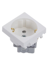 45x45 mm ŞEBEKE PRİZ (BEYAZ) - NEAD
