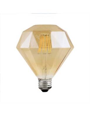 ACK AB50-00420 4W 2200K E27 Rustik LED Prizmatik Ampul - 1