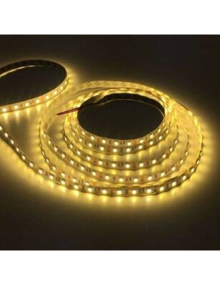 ACK AS01-00300 Üç Çip 3000K 60 LED 12V IP20 Şerit LED (5 Metre-Paket) Günışığı - 1