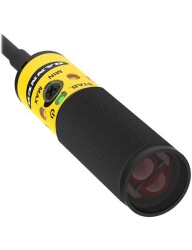 Banner 42160 S18-2VNDL-2M Fotoelektrik Sensör, Cisimden Yansımalı ,750mm algılama, M18 Silindirik Gövde, NPN, 2m. Kablolu - BANNER