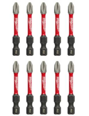 BİTS UÇ PH2 50mm 10LU PKT SHOCKWAVE T4932430855 - 1