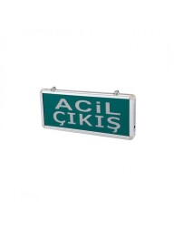 CATA CT-9166 Exit Çıkış Armatürü LED'li 3 Saat Akülü - CATA