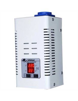 Çetinkaya S14 1M0 01 105/270/220V 1000 VA Metal Gövdeli Hassas Kombi Regülatör - 1