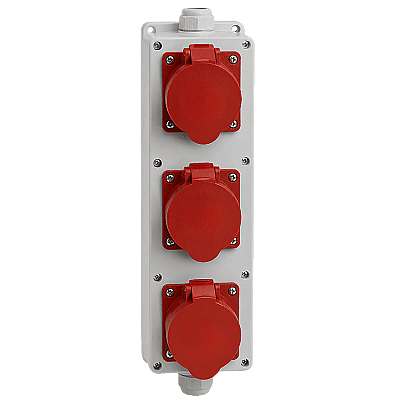 DUVAR PRİZİ (5X32A IP44)X3 - 1