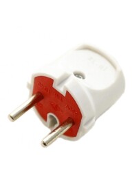 Elbi 505-000601-810 Monofaze Erkek Fiş Beyaz/Kırmızı - 1