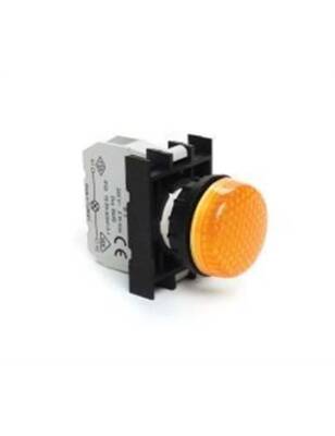 Emas B030XS B Serisi Plastik Ba9S Duylu Sarı 22 mm Sinyal - 1