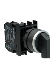 Emas B101S20 B Serisi Plastik 2NO (0-I) 60° Seçici Kalıcı 22 mm Buton - EMAS