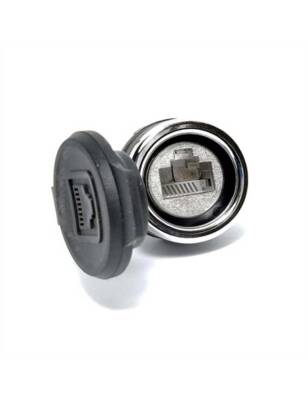 EMAS BRJ45 B Serisi 22 mm RJ45 Dişi-Dişi Panel Tipi Ethernet Soketi - 1