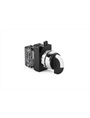 Emas CM101S30 CM Serisi Metal 2NO (II-0-I) 60° Seçici Kalıcı 22 mm Buton - 1