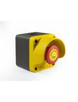 Emas M1C200EE M Serisi Metal 1 Gözlü CP200EE Sarı-Gri Kumanda Kutusu - 1