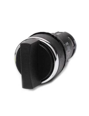 Emas MB101S30 MB Serisi Plastik 2NO (II-0-I) 60° Seçici Kalıcı 22 mm Buton - 1