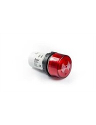 Emas MBZS024S MB Serisi Plastik LED'li 24V AC/DC 22 mm Buzzer - EMAS