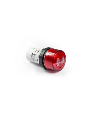Emas MBZS024SE MB Serisi Plastik LED'li 24V AC/DC 22 mm Buzzer - 1