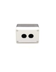 Emas PY2BOS PY Serisi Plasitk 2 Gözlü BOŞ Gri-Siyah Kumanda Kutusu - EMAS