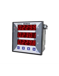 ENTES EVM-35-96 (SINIF: 0,5) 24, 250 VAC/DC BESLEMELİ VOLTMETRE - ENTES