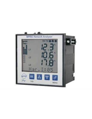 Entes M1395 MPR-63-42 96x96 Şebeke Analizörü 85-265VAC/DC 2 Dijital Giriş 2 Dijital Çıkış 2 Röle Çıkışlı RS-485 - 1