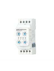 Entes M1853 GKRC-02FA Trifaze Gerilim Koruma Rölesi 400VAC DIN II Faz SırasıYardımcı BeslemeliAyarlanabilir Aşırı/Düşük Gerilim Algılamalı - 1