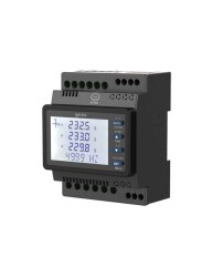 Entes M3450 MPR-25S-22 Ekranlı Şebeke Analizörü 95-270VAC/DC 2 Dijital Giriş 2 Dijital Çıkış RS-485 DIN4 - ENTES