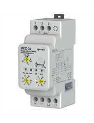 Entes M3977 MKC-05 Motor Faz Koruma Rölesi 1C/O Kontak 220-230VAC DIN II Ayarlanabilir Çekme-Açma Gecikmeli Nötr Kopması Algılamalı - 1