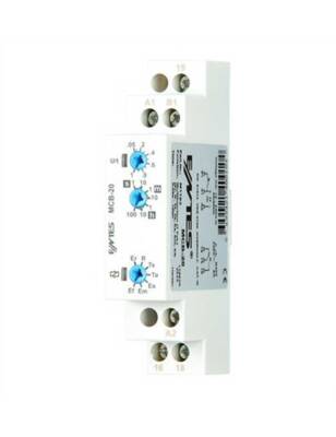 Entes M4119 MCB-24 Çok Fonksiyonlu 24-240VAC/DC DIN I Zaman Rölesi Çekme-Bırakma Gecikmeli - 1