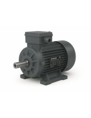 Gamak 2,2 kW / 3 HP 1000 Devir Trifaze Elektrik Motoru - AGM3EL 112 M 6A, B3 Ayaklı, Alüminyum Gövde, Mil Çapı 28, IE3 - 1