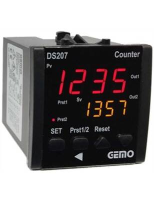 Gemo DS207-230VAC 4 Haneli Sayıcı - 1