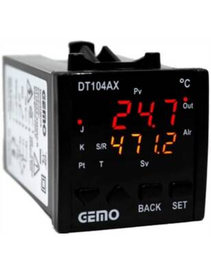 Gemo DT104AX-230VAC-S-S "Auto-tune PID" Sıcaklık Kontrol Cihazı - 1