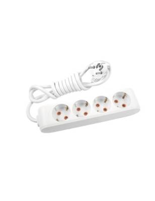 Viko 4 Lü 2 Metre Grup Priz Beyaz Renk - 1