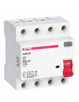 Himel HDB3VR4100SC 6kA 30mA 100 A 3P+N Kaçak Akım Rölesi - 1