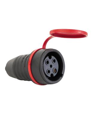 Kauçuk Uzatma Prizi 3x32 A - 1