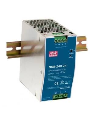 MeanWell NDR-240-24 24V Raya Montaj Güç Kaynağı - 1