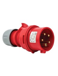 Mete Enerji 406105V 5X16A IP44 Düz Fiş -Vidalı Bağlantı 380-415 V - METE