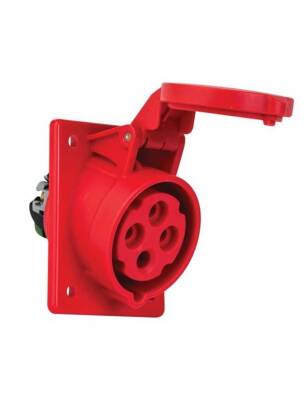 Mete Enerji 406505V 4X16A IP44 Makine Prizi -Eğik Vidalı Bağlantı 380-415 V - 1