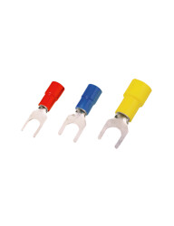 Molwex 002 001 0.5-1.5mm2 Çatal Uçlu Kırmızı Kablo Pabucu - MOLWEX