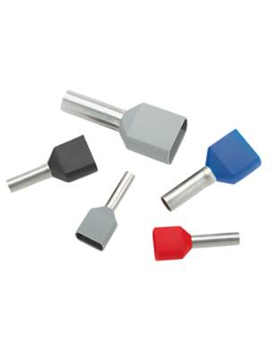 Molwex 011 007 2X6mm2 Çift Girişli Siyah İzoleli Yüksük Alman Normu - 1