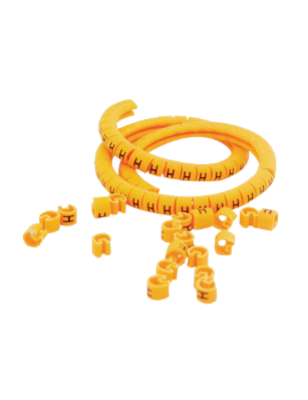 Molwex 016 055 1.5-2.5mm2 Kablo Etiketi Sarı (7) Boy CMG 1 - 1