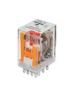 Molwex 060 055 MLX-424AC 4CO 5A 24VAC LED Test Butonlu Röle - 1