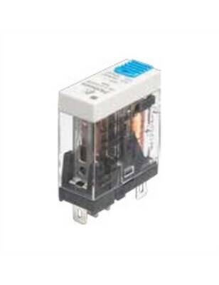 Molwex 060 086 MLX-S124AC 1CO 10A 24VAC LED Test Butonlu Slim Röle - 1