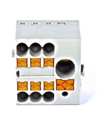 Molwex 171 000 DPD6/2.5-06P Yaylı,6 mm2 Besleme, 6x2,5 mm2 Dağıtım Bloğu - MOLWEX