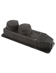 Mutlusan 010 083 500292 Kauçuk Grup Priz 2li 1X16A - MUTLUSAN