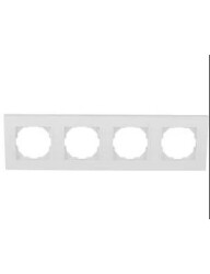 Netelsan M.U.Crv.40000 Byobu Dörtlü Çerceve Beyaz - NETELSAN