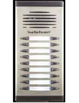 Netelsan M.U.DIA.00046 Diafonlu Zil Paneli 19-20 Buton Sayılı - 1