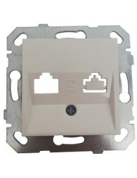 Netelsan M.U.Hst.10000 Byobu İpli Acil Uyarı Butonu Mekanik Buton Beyaz Çerçevesiz - NETELSAN