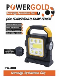 Power Gold PG-300 Çok Fonksiyonlu Kamp Feneri - 1