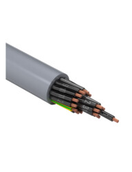 Reçber 217123 YSLY-JZ 3x1 mm2 Toprak Hatlı Siyah Damarlı Numaralı Kumanda Kablosu PVC İzoleli - REÇBER