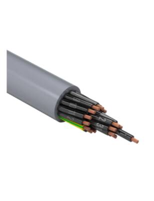 Reçber 217123 YSLY-JZ 3x1 mm2 Toprak Hatlı Siyah Damarlı Numaralı Kumanda Kablosu PVC İzoleli - 1