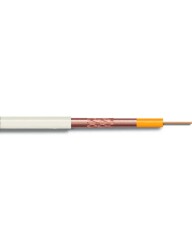 Reçber 307156 RG 6 Beyaz U/6 PHY-PVC Cu/Cu Koaksiyel Kablo - 1